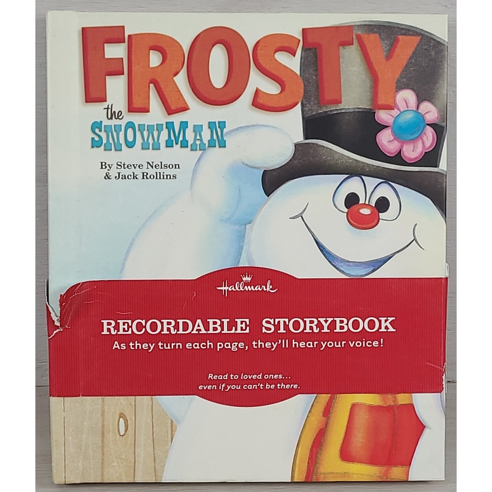 Frosty the Snowman Christmas Hallmark Recordable Storybook by Nelson and Rollins